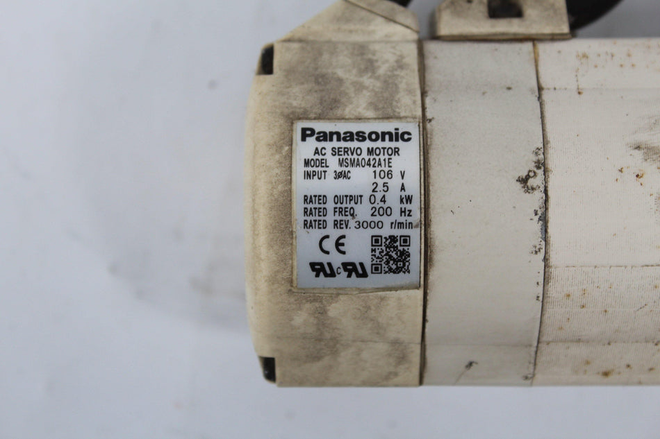 Panasonic MSMA042A1E AC Servo Motor Input 106V 400W - Rockss Automation