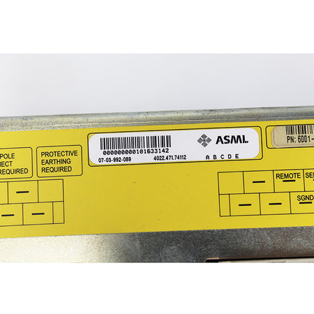 ASML 4022.471.74112 Semiconductor Power Supply - Rockss Automation