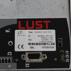 Lust CDD34.017.W2.1.PC1 Servo Drive Input 400/460V - Rockss Automation
