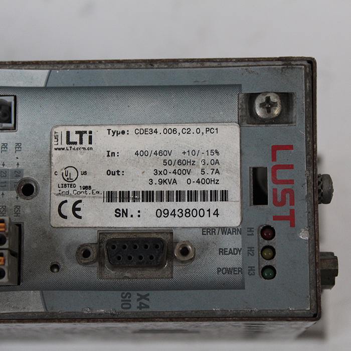 Lust CDE34.006.C2.0.PC1 Servo Drive Input 400/460V - Rockss Automation