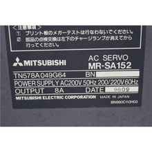 將圖片載入圖庫檢視器 Mitsubishi MR-SA152 AC Servo Drive Input 200/220VAC - Rockss Automation