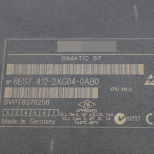 Load image into Gallery viewer, SIEMENS 6ES7412-2XG04-0AB0 PLC Module - Rockss Automation