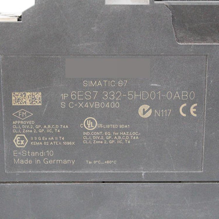SIEMENS 6ES7332-5HD01-0AB0 PLC Module - Rockss Automation