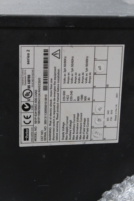 Parker 591P-53415852-A00-U4A0 DC Speed Regulator - Rockss Automation