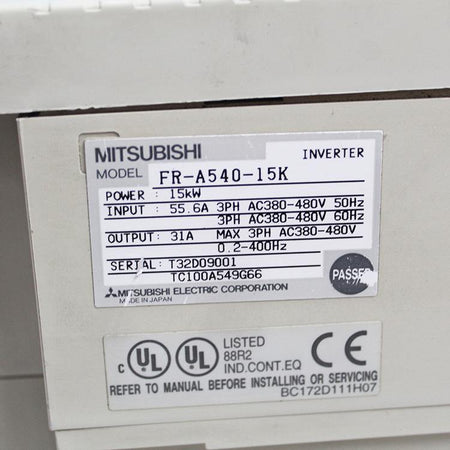 Mitsubishi FR-A540-15K 15KW-380V Frequency Converter - Rockss Automation