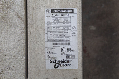 Schneider ATV61HD22N4Z Inverter 22kW - Rockss Automation