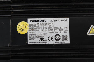 Panasonic MHME102GCHM AC Servo Motor Input 113V 1.0kW - Rockss Automation