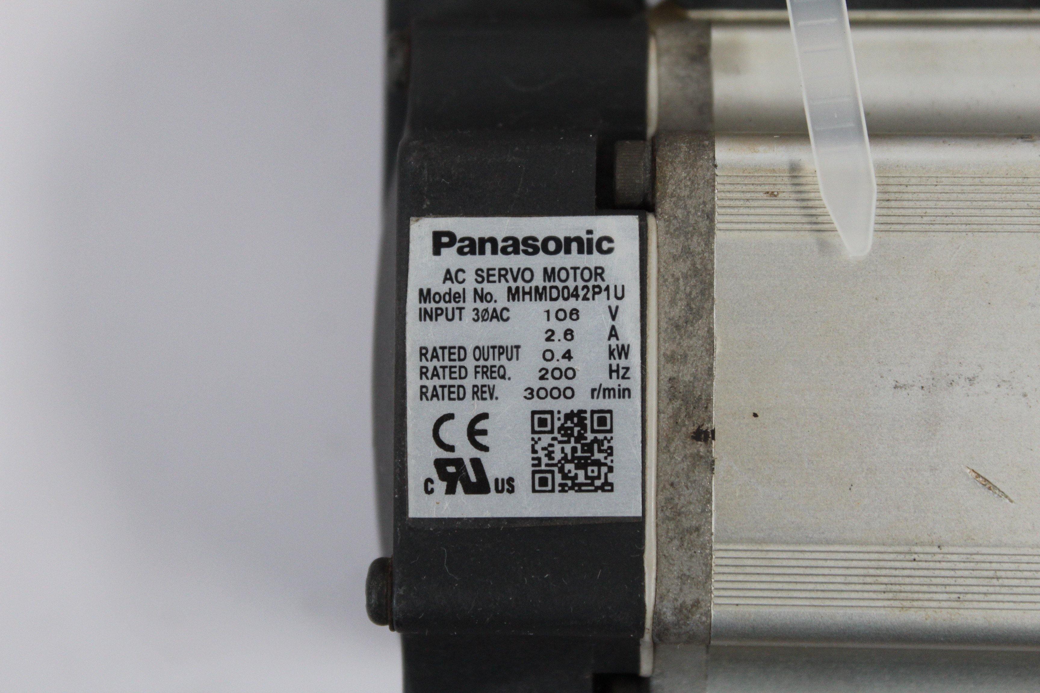 Panasonic MHMD042P1U AC Servo Motor Input 106V 400W - Rockss Automation