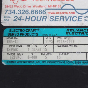 RELIANCE ELECTRIC BSA-15 9106-0081 120V AC Driver - Rockss Automation