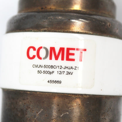 COMET CVUN-500BC/12-JHJA-Z1 455669 50-500PF Semicondutor Vacuum Capacitance