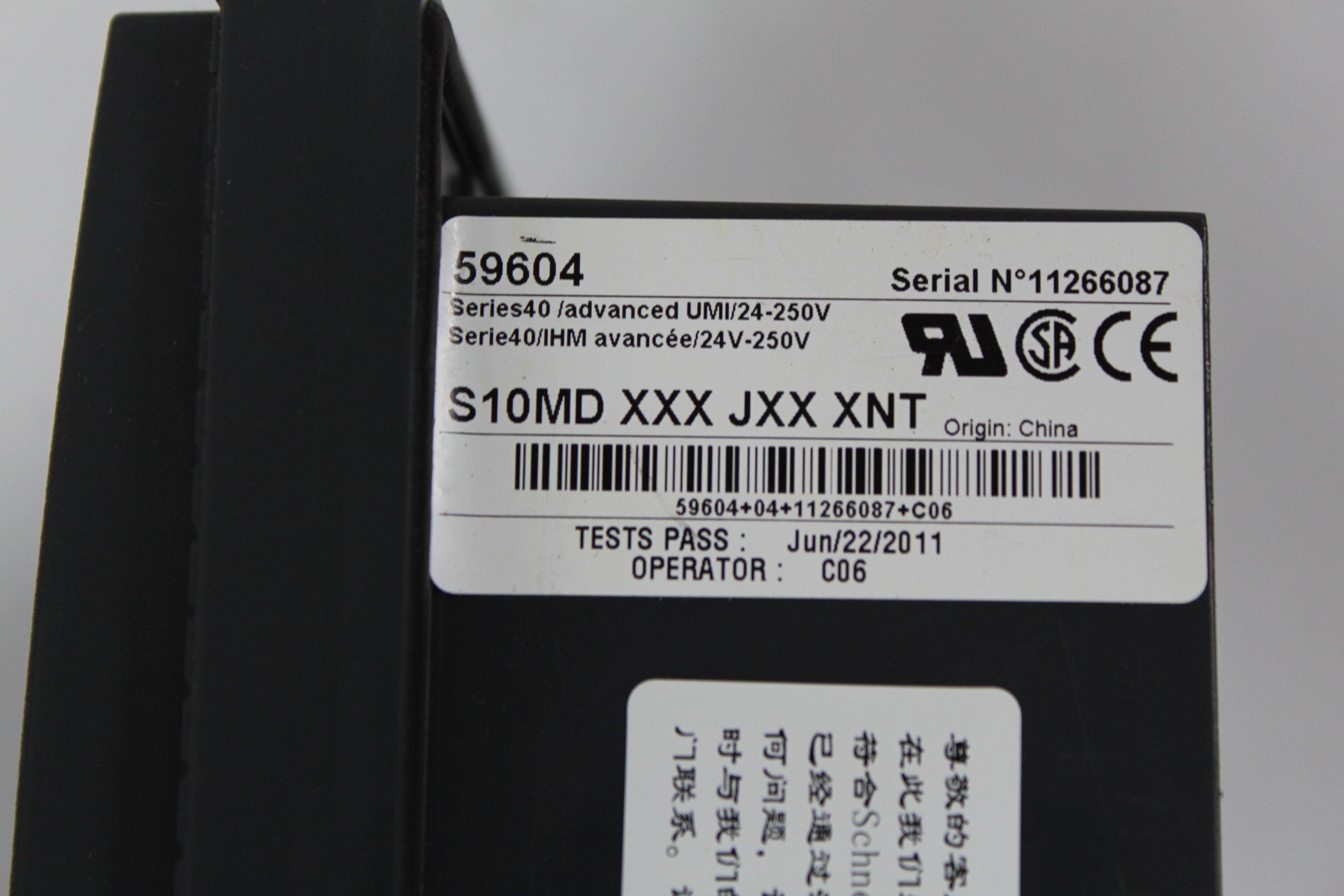 Schneider Sepam S43 59604 S10MDXXXJXXXNT Series 40 - Rockss Automation