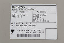 將圖片載入圖庫檢視器 YASKAWA SGDK-1010AFAY22 Servo Drive Input DC270-325V - Rockss Automation