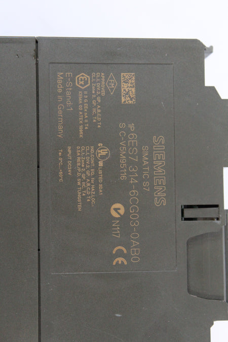 Siemens 6ES7314-6CG03-0AB0 Complete System - Rockss Automation