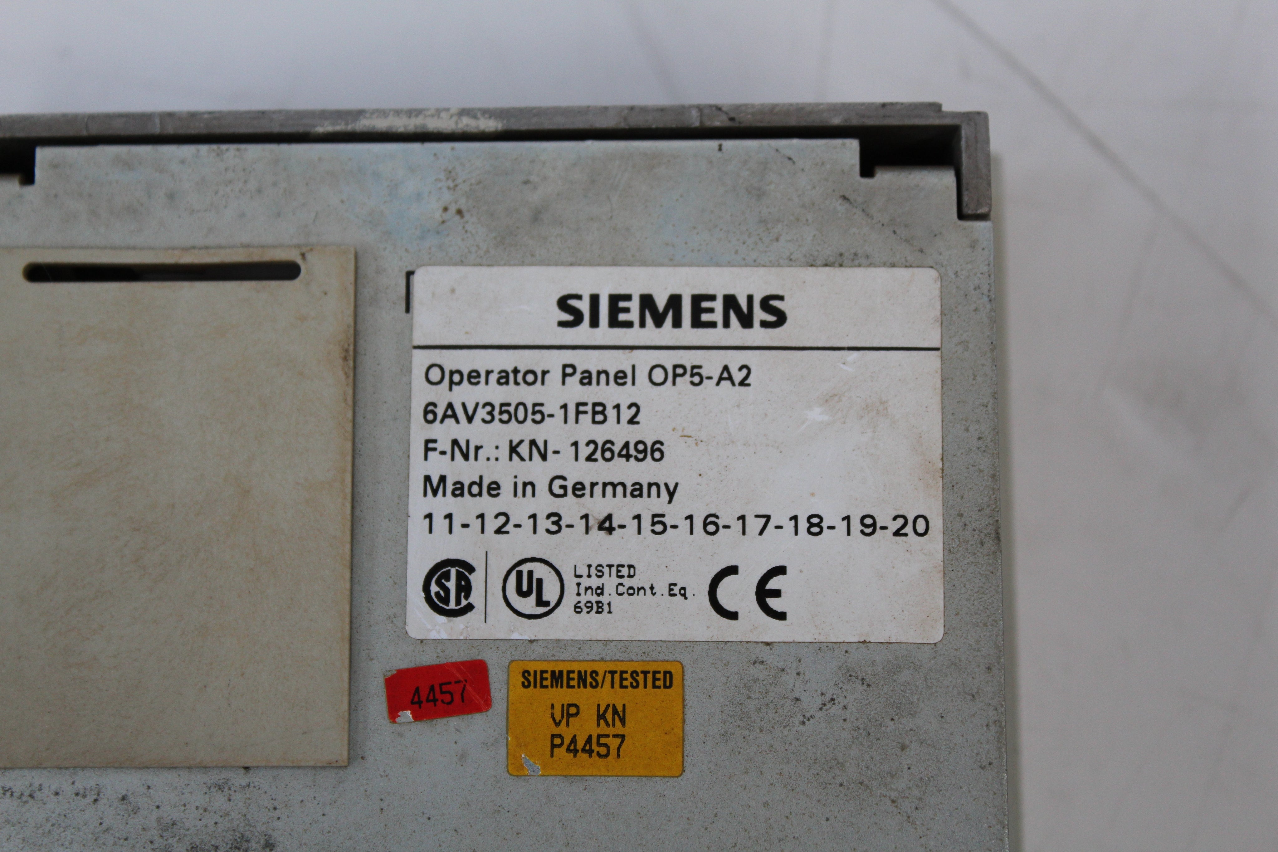 Siemens 6AV3505-1FB12 Operator Panel - Rockss Automation