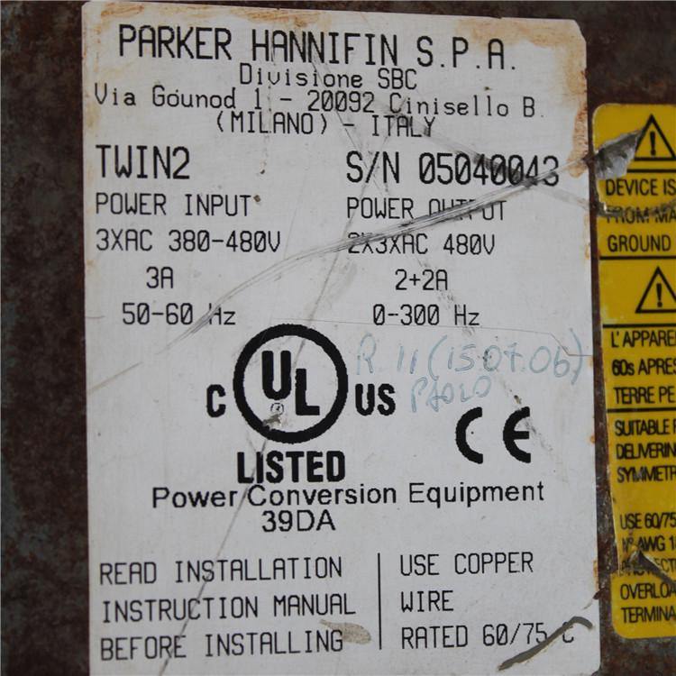 Parker SBC TWIN2 05040043 Driver - Rockss Automation