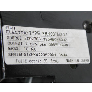 Fuji FRN007M3-21 200-230V 7.5-5.5KW Servo Drive Used In Good Condition - Rockss Automation