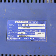 將圖片載入圖庫檢視器 SHINKO BD-40-B Servo Driver 4KW，The old one has a three-month warranty and will be tested before delivery.