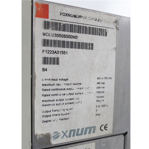 Foxnum MDLU3050B000N0I Servo Drive 480VAC - Rockss Automation