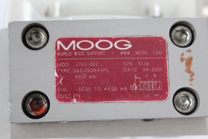 MOOG J761-002 Hydraulic Servo Valve S63JOGB4VPL - Rockss Automation