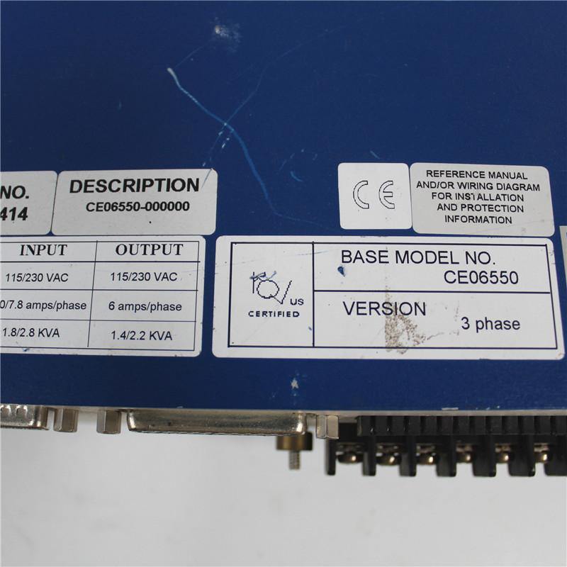 Used Kollmorgen INPUT 115/230 VAC CE06550 Servo Driver - Rockss Automation