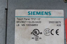 Load image into Gallery viewer, Siemens 6AV3627-1QL00-0AX0 Touch Panel TP27-10 - Rockss Automation