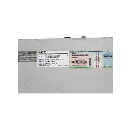 NEC Industrial Computer FC-E18M/SX103Z(FC-E18M/SX103ZA) Used In Good Condition - Rockss Automation
