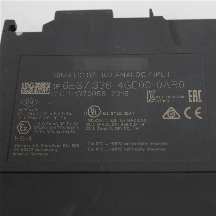 Siemens 6ES7336-4GE00-0AB0 Analog Input Module - Rockss Automation