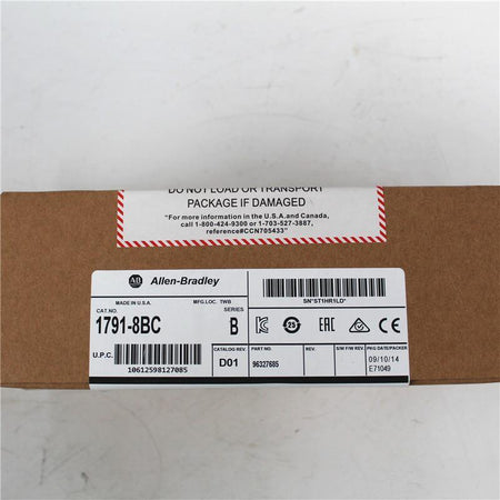 New Original Allen Bradley Block I/O PLC Module 1791-8BC - Rockss Automation