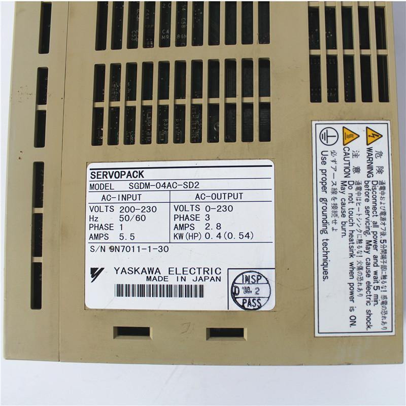 YASKAWA Servo Driver SGDM-04AC-SD2 Used In Good Condition - Rockss Automation