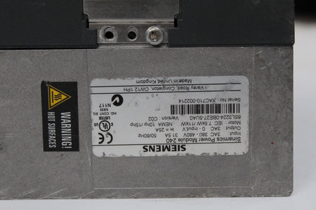 Siemens 6SL3224-0BE27-5UA0 Sinamics Power Module 240 - Rockss Automation