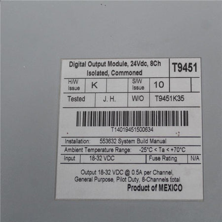 Allen Bradley 9451DO DCS Digital Output Module 18-32VDC - Rockss Automation