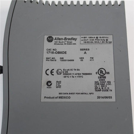 Allen Bradley 1715-OB8DE Digital Output Module - Rockss Automation