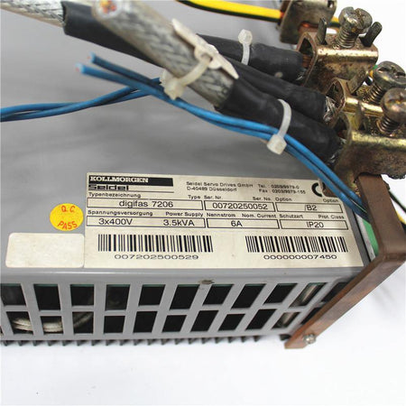Kollmorgen Servo Driver digifas 7206 Used In Good Condition - Rockss Automation