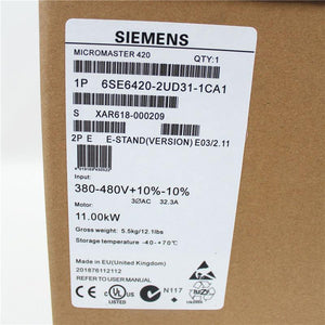 New Original Siemens MICRO MASTER 420 Inverter 6SE6420-2UD31-1CA1 - Rockss Automation