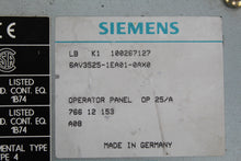 Load image into Gallery viewer, Siemens 6AV3525-1EA01-0AX0 Operator Panel OP 25/A - Rockss Automation