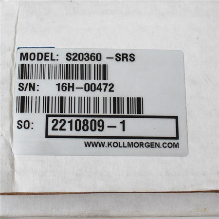 New Original Kollmorgen Servo Driver S20360-SRS - Rockss Automation