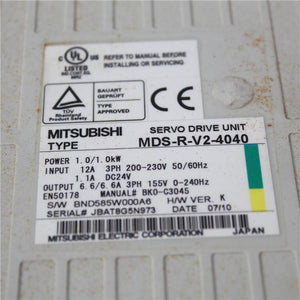 Mitsubishi MDS-R-V2-4040 Servo Drive UNIT 1kW - Rockss Automation