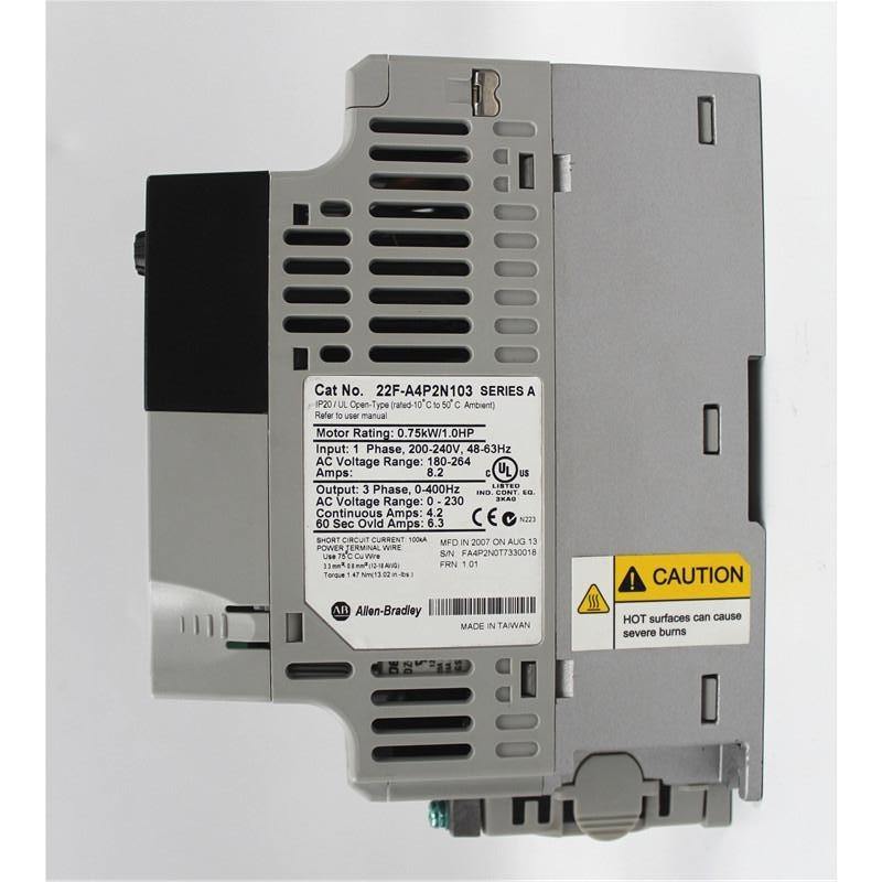 New Original Allen Bradley PowerFlex4M AC Drive, Inverter 22F-A4P2N103 - Rockss Automation