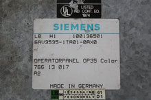 將圖片載入圖庫檢視器 Siemens 6AV3535-1TA01-0AX0 Operator Panel - Rockss Automation