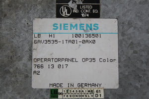 Siemens 6AV3535-1TA01-0AX0 Operator Panel - Rockss Automation