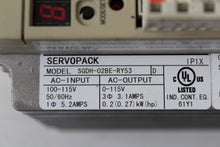 將圖片載入圖庫檢視器 YASKAWA SGDH-02BE-RY53 AC Servo Drive Input 100-115V - Rockss Automation