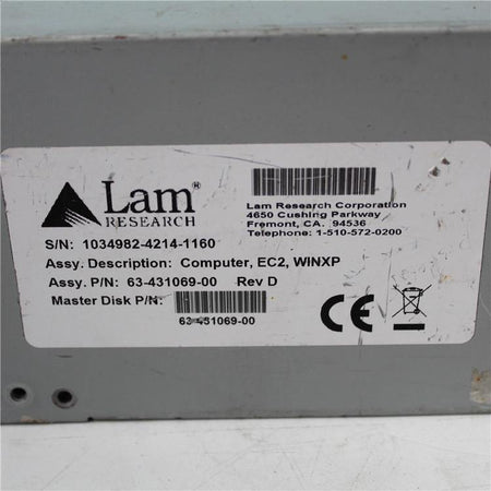 Lam Research 63-431069-00 1034982-4214-1160 Controller - Rockss Automation
