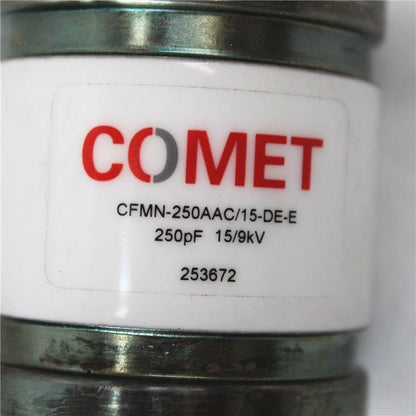 Used COMET Vacuum Variable Capacitor CFMN-250AAC/15-DE-E 250PF 15/9KV - Rockss Automation