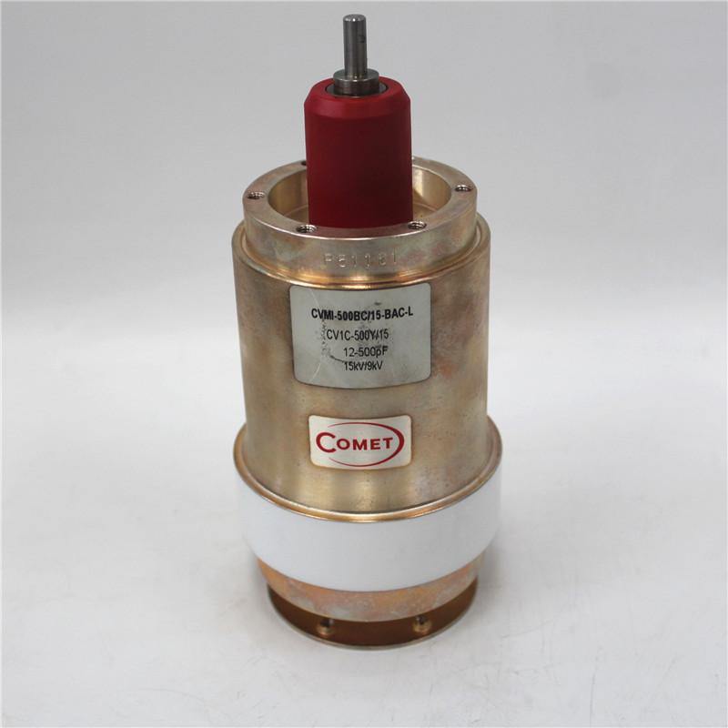 Used COMET Vacuum Variable Capacitor CVMI-500BC/15-BAC-L 12-500PF 15KV/9KV - Rockss Automation