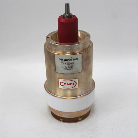 Used COMET Vacuum Variable Capacitor CVMI-500BC/15-BAC-L 12-500PF 15KV/9KV - Rockss Automation