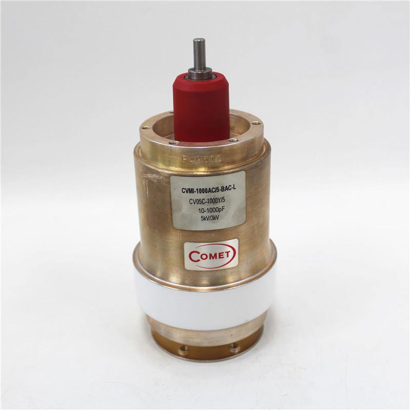 Used COMET Vacuum Variable Capacitor CVMI-1000AC/5-BAC-L 10-1000PF 5KV/3KV - Rockss Automation
