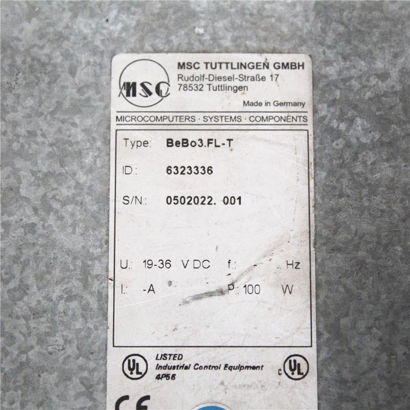 Used BOSCH Industrial Computer PA015T MSC Tuttlingen GMBHMSC Computer BeB03-T BeBo3-T BeB03.FL-T BeBo3.FL-T - Rockss Automation