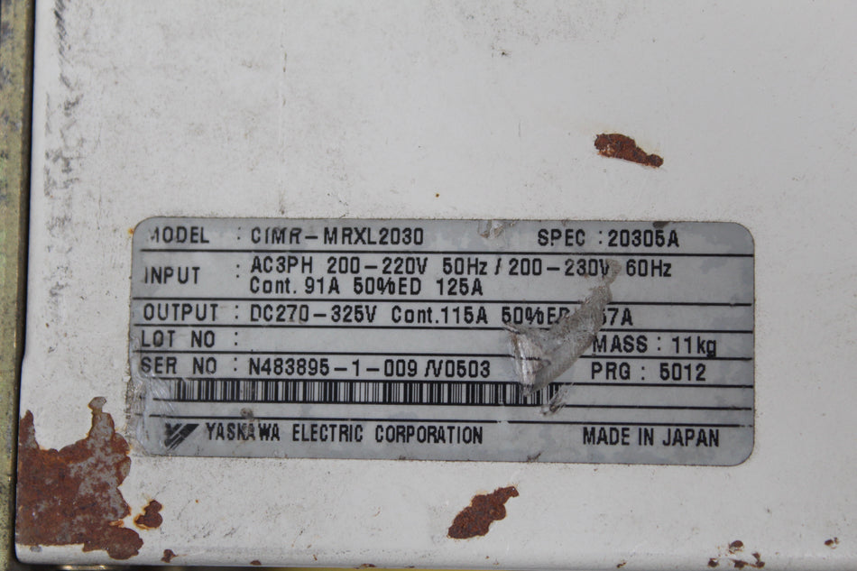 安川 CIMR-MRXL2030 變頻器 輸入200-220V230