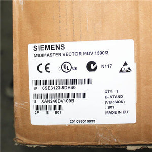 New Original Siemens 3-PH SIMOVERT P MIDI MASTER Unit 18.5kw 6SE3123-5DH40 6SE3 123-5DH40 - Rockss Automation