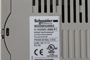 Schneider SD326DU25S2 Servo Drive 115/230VAC 50/60Hz - Rockss Automation